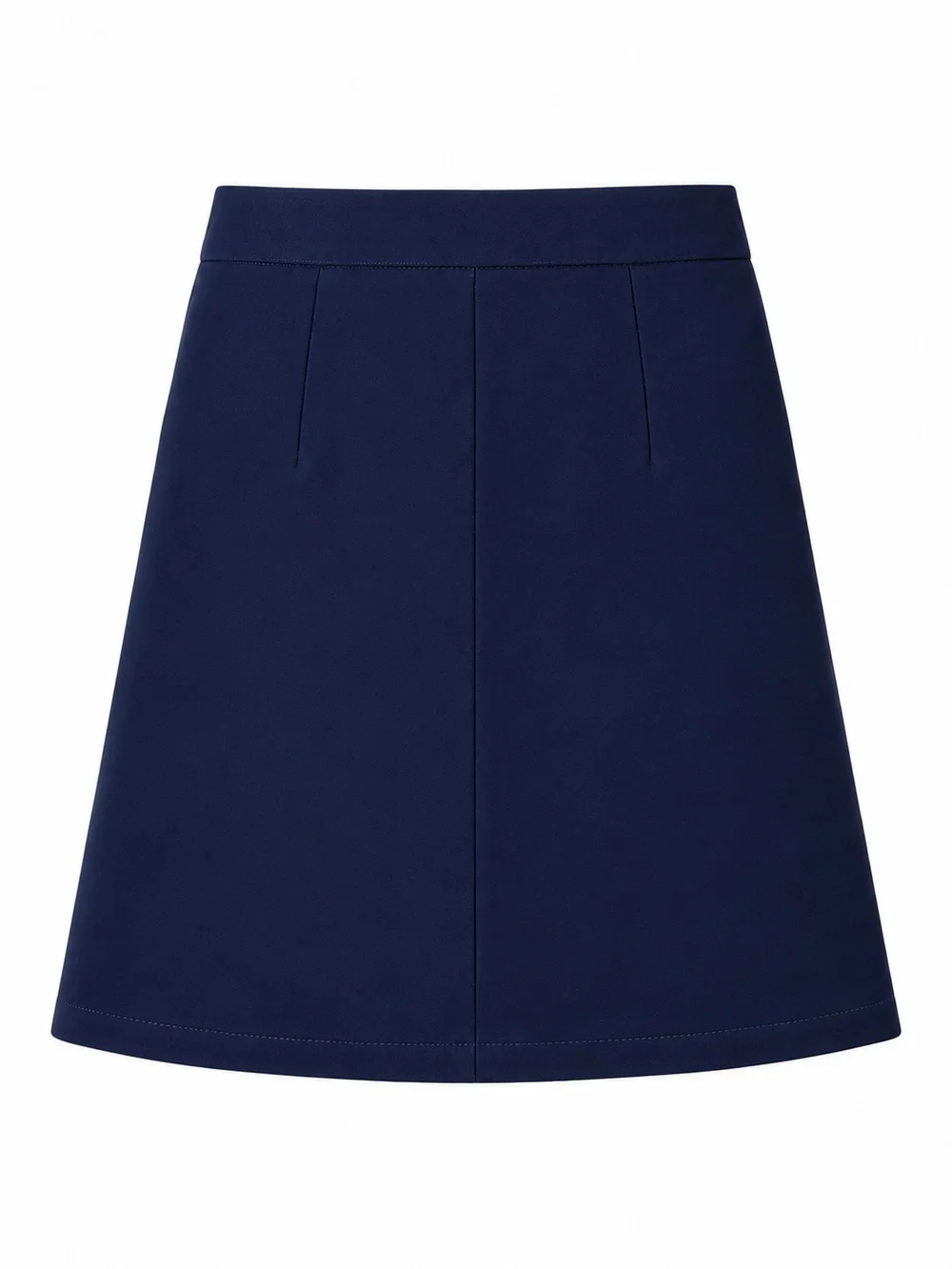 French Toast Girls' Double-Buckle Pleated School Uniform Skirt – Khaki & Navy Bl